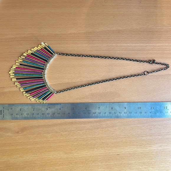 Multicolor Statement Necklace - Picture 3 of 3